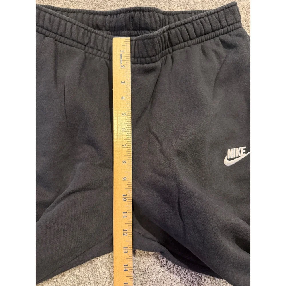 Nike Sweatpants Mens XL Black Club Fleece Joggers Sportswear Embroidered Logo - Picture 7 of 10